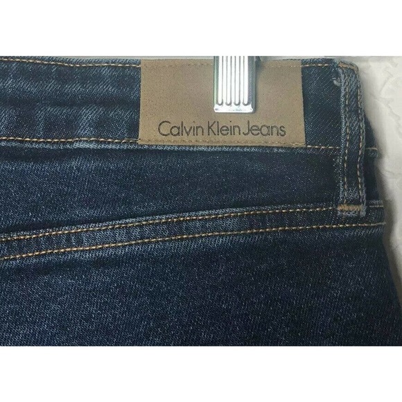 NEW Calvin Klein Jeans Womens Blue High-Rise Ankle Skinny Stretch Denim Jeans 6 - Picture 11 of 12